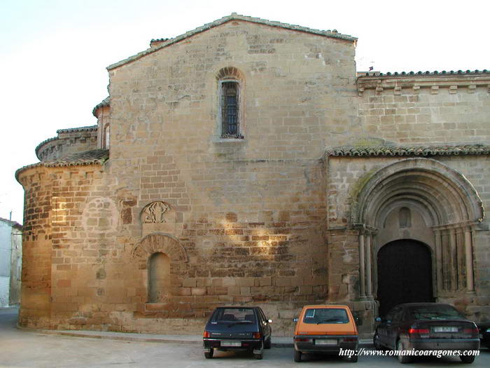 VISTA NORTE, CON PANTOCRATOR EMPOTRADO EN MURO DE PRESBITERIO
